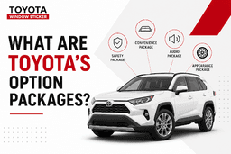 What Are Toyota's Option Packages? (Premium, Cold Weather, and Technology Packs)