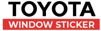 Toyota Window Sticker logo